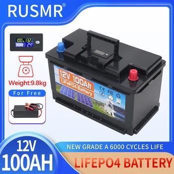 대부분의 백업 전원 교체용 리튬 다리미 인산염 전지, 12V 100AH LiFePO4 배터리 팩, 내장 BMS, 가정용 에너지 저장 장치