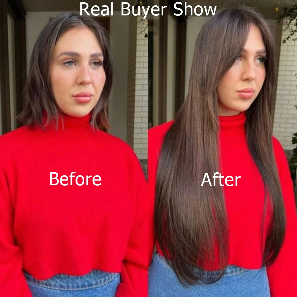 Invisible Hole Weft Hair Extensions Human Hair Straight Twin Tabs Inject PU Hole Weft Microlinks XO Blonde 10pcs/Pack