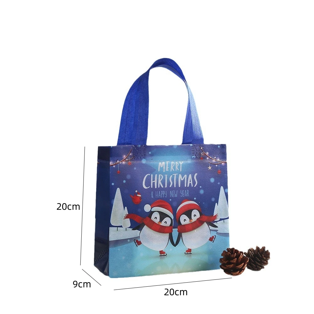 Christmas Gift Bags Non-woven Gifts Bag Cartoon Santa