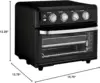 8-1 Oven with Bake, Grill, Broil & Warm Options, Stainless Steel, TOA-70 (Matte Black) 3