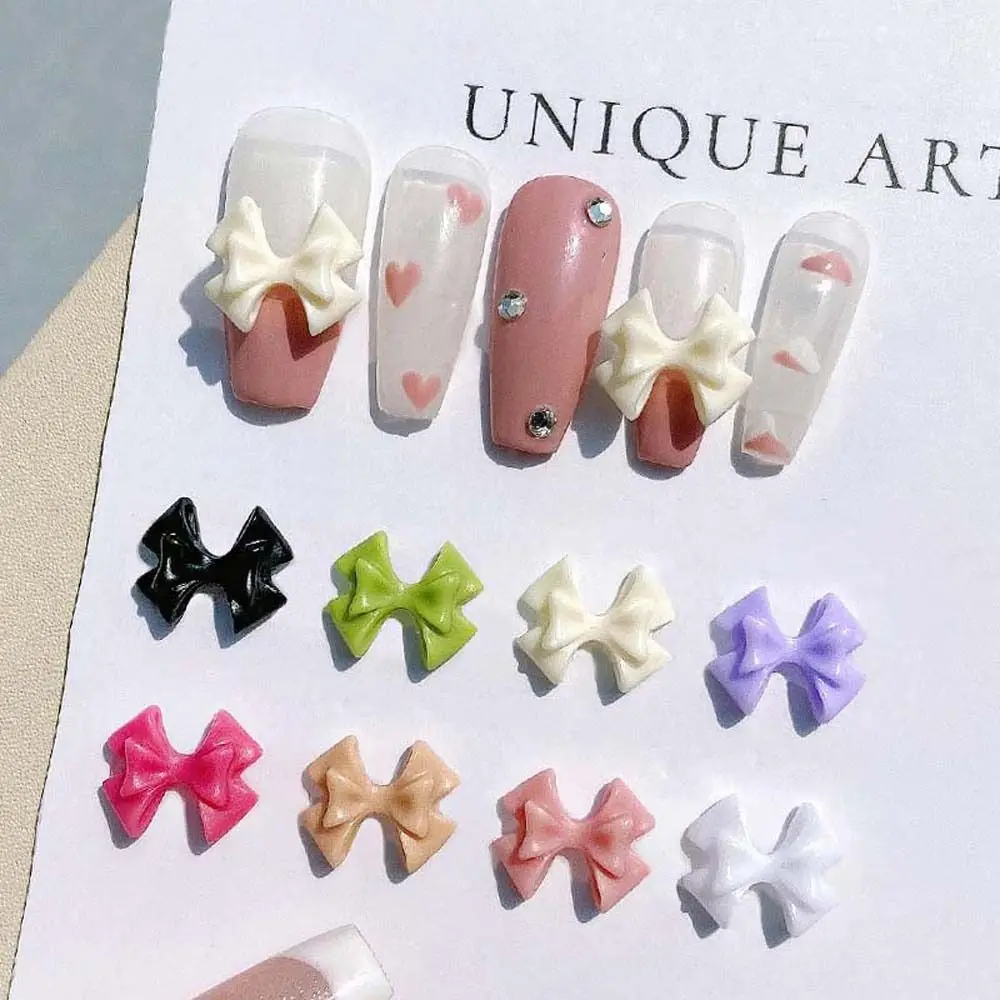 

Color Nail Ornament Manicure Accessories Nail Charms Nail Rhinestones Bow Nail Decorations Bow Nail Art Drills Nail Jewelry