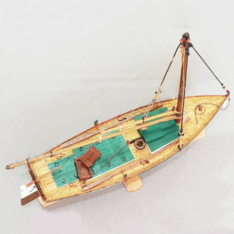 Wooden Boat Model Kits Zhejiang Fishing Trawler Model DIY Hand