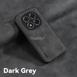 Skin Feeling Shockproof Magnetic Protective Case - Redmi note 15 Pro 4G (Dark Grey)