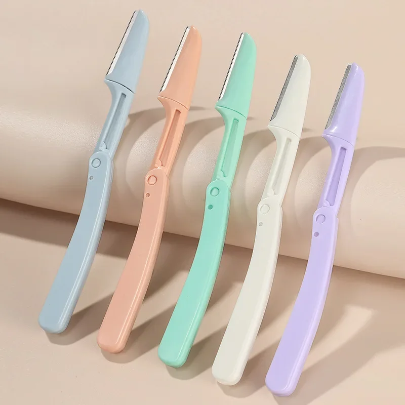 

Folding macro eyebrow shaver, stainless steel blade, eyebrow shaver, safety net, eyebrow shaver, razor, beauty tool