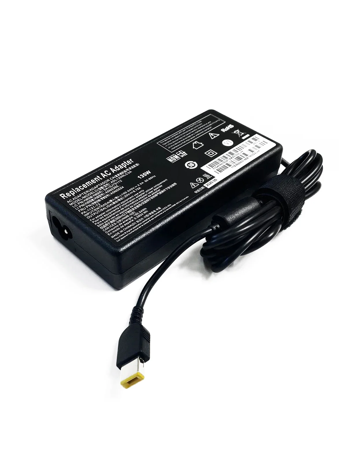 Carregador de Adaptador ac Portátil Lenovo Ideapad Gaming 15 Imh05 315arh05 3-15ach6 3-15ihu6 x1 Yoga 1ª Geração 20v 6.75a 135w - Imagem 4