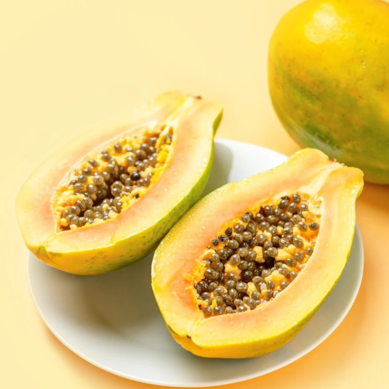 50g de papaya para mascotas, acondicionador del estómago para ayudar a la defecar, semilla de conejo, melón de madera, Chinchillas secas, conejillo de indias, hámster, juguete molar 4