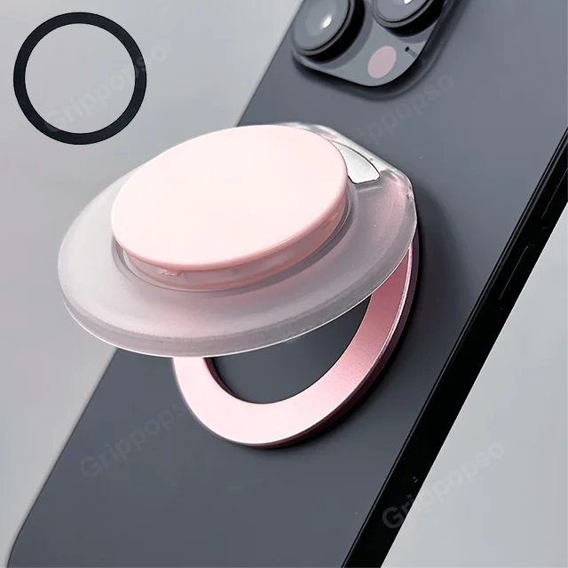 Grippopso Magnetic Cellphone Holder with Hidden Stand and Universal Desktop Mount