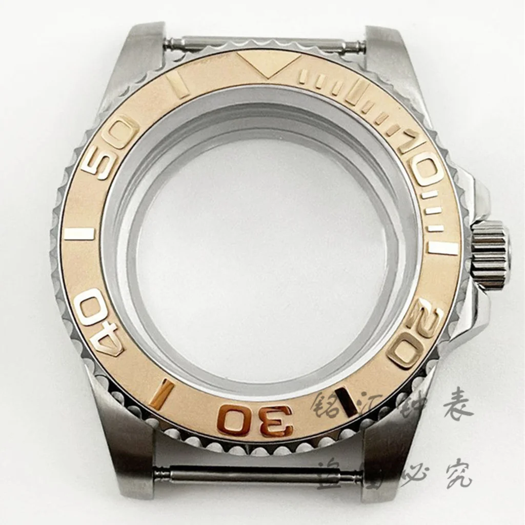 Deep Blue Bezel 40MM Diver Watch Case with Waterproof Sapphire Crystal