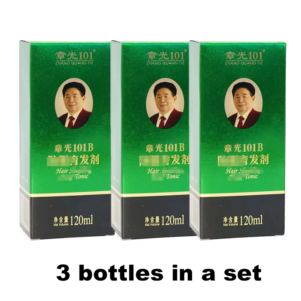 Hair Tonic Zhangguang 101B 101M 120ML*3 powerful Chinese medicine therapy Hair Treatment Essence original hair essence oil