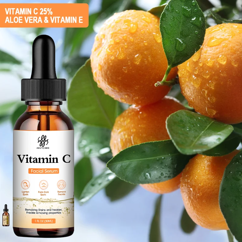 iMATCHME Vitamin C Facial Serum Brighten Skin Lighten Spots Hyaluronic