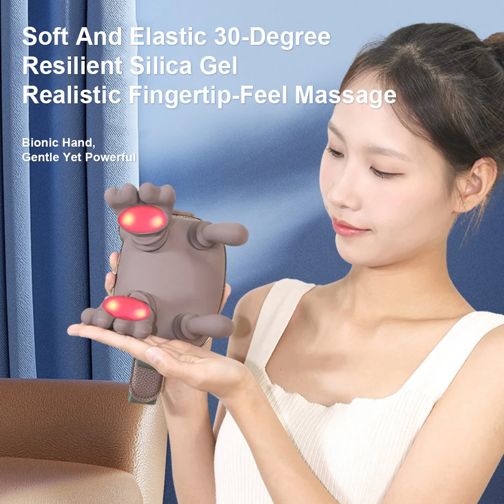 Remote Control Massager for Neck Cervical Muscle Massager Shoulder Trapezius Relax Deep Kneading Finger Electric Back Massager