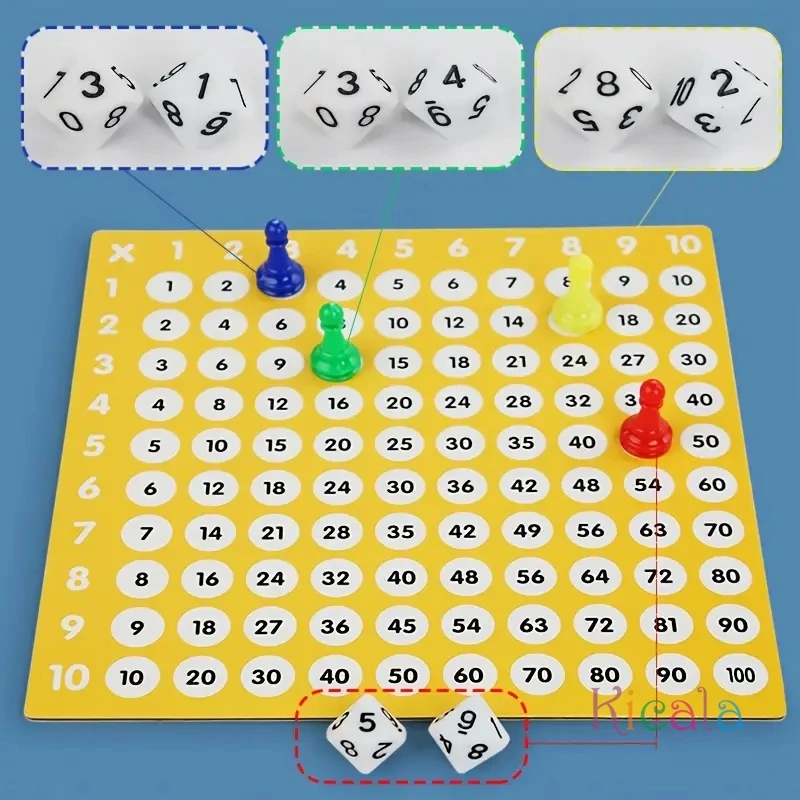 Multiplication magnetic Board for Children Cognitive Math toy for Kids Educational Cognitive Toy Early Montessori Toys