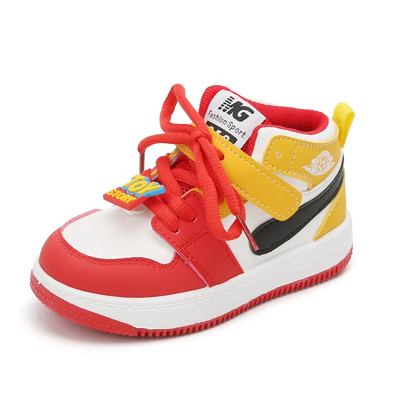 Kids Sports Shoes Spring Boys Girls Basketball Soft Soled