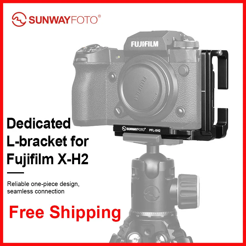 

SUNWAYFOTO PFL-XH2 L-кронштейн для Fujifilm X-H2 Arca Swiss быстросъемная пластина L Аксессуары для камеры
