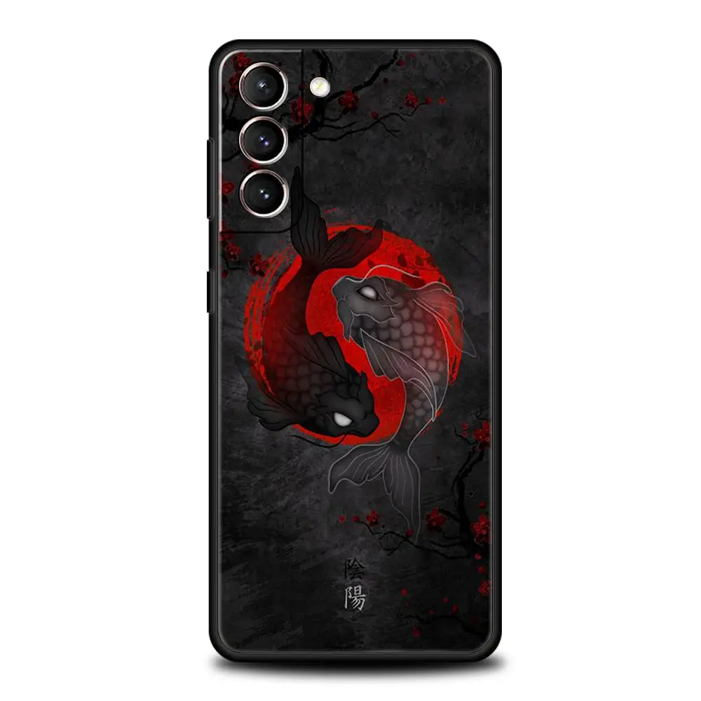 Exquisite Koi Carp Soft Silicone Phone Case