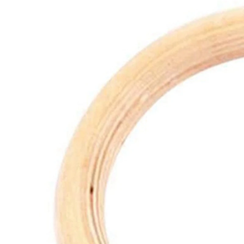 Birch Fitness Rings Gymnastics Training Ring 32Mm Wooden 1Pcs Exercise Fitness Gymnastic Rings Gym Exercise