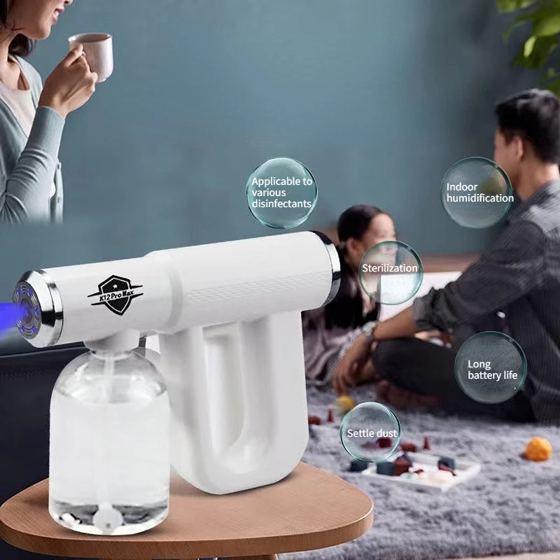 Pistola de vapor portátil para peluquería, pulverizador hidratante