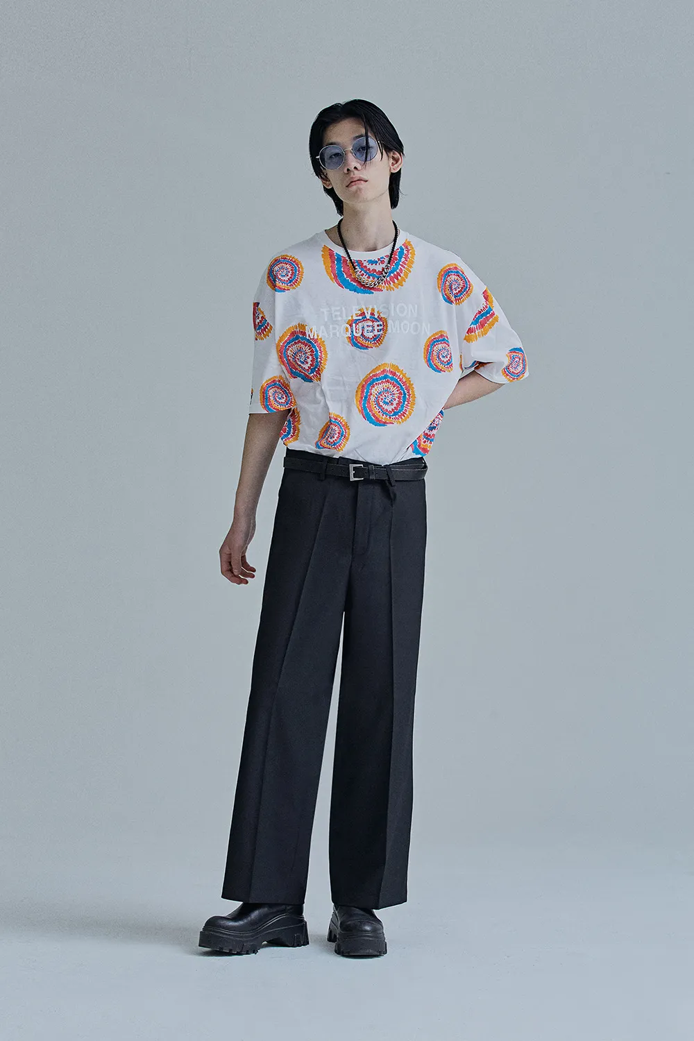 Description Picture 3 of itemMen's Trousers Spring And Autumn New Solid Color Simple Fashion High Waist Large Size Loose Trousers