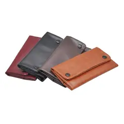 1PC PU Leather Tobacco Bag Portable Cigarette Rolling Pipe Tobacco Pouch Case Wallet Tip Paper Holder Smoking Accessories