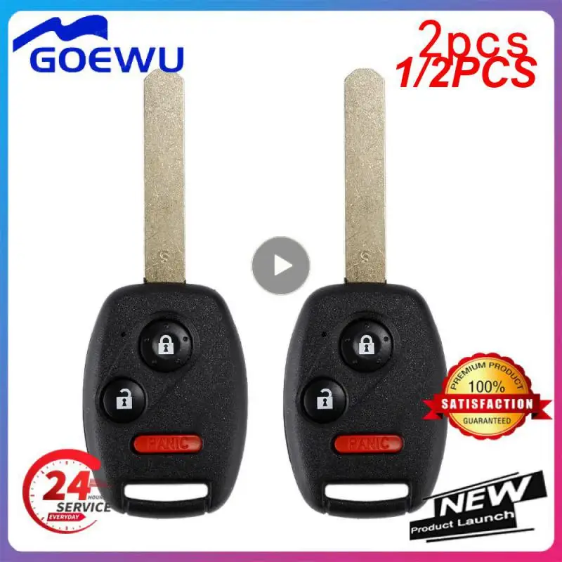 

1/2PCS Replacement Remote Car Key Shell For Honda Accord Civic CRV Insight 2 2+1 3 3+1 4 Buttons Fob Auto Key Case Cover