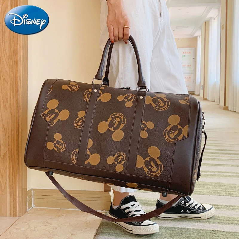 Gucci X Disney Mickey Mouse Monogram Duffel Travel Bag