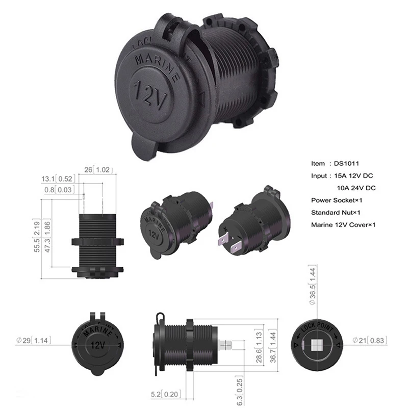 ڵ Ʈ    , 12V ,  ÷ ܼƮ, 1 