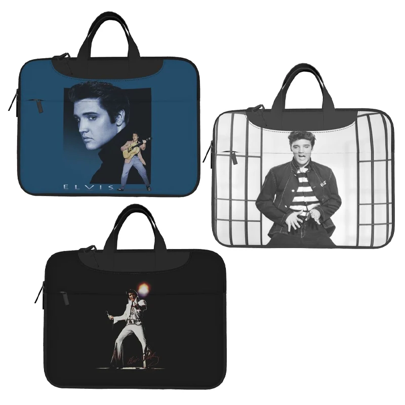 

Elvis Presley Laptop Bag Case Protective Vintage Computer Bag Bicycle Crossbody Laptop Pouch
