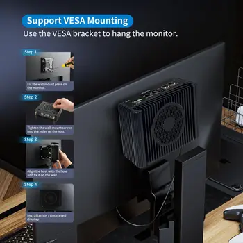 CWWK N355 Mini PC Firewall Appliance,2x10GbE SFP+Mini Computer with 2x i226-V 2.5GbE LAN,S2 OPNsense Micro PC Barebone DDR5 NO 4