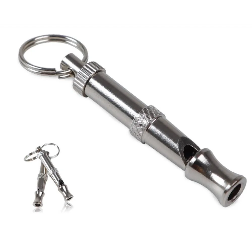 

500 шт. брелок-свисток для собак и щенков регулируемый ультразвуковой звук свисток для дрессировки собак товары для домашних животных