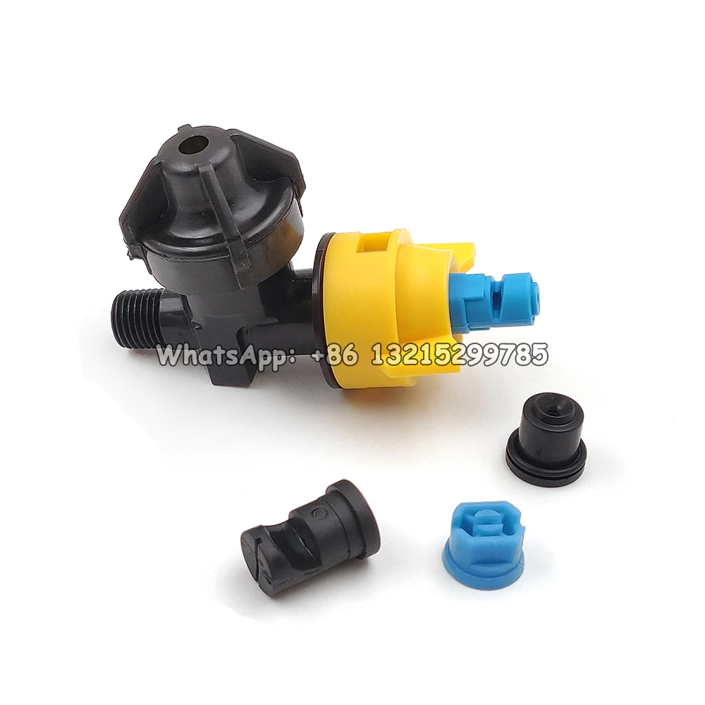 Nozzle for dairy farms 180°/360° nozzle cooling system cleaning 1/4" PP drip-proof quick connection livestock farm spray 2