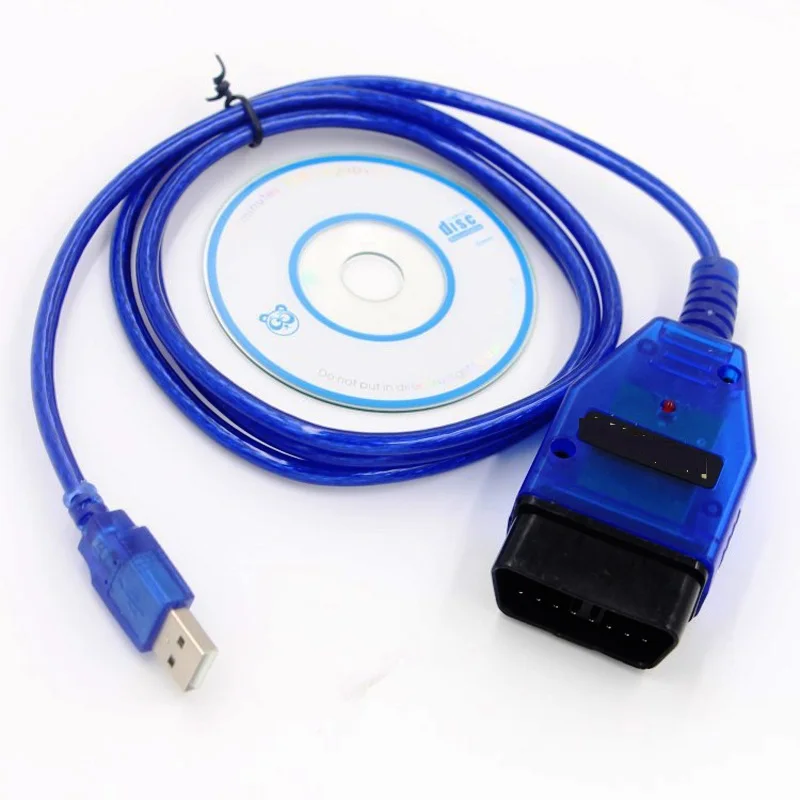 FTDI Chip VAG 409-1 Vag-Com vag 409 kkl OBD2 USB Cable OBD Scanner Scan Tool Interface for Audi /Seat /VW /Skoda KKL 409 CABLE