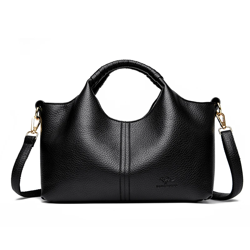 ตัวเลือกสินค้า กระเป๋าหนัง Tote แฟชั่นผู้หญิง ความจุใหญ่ ไหล่เดี่ยว Crossbody