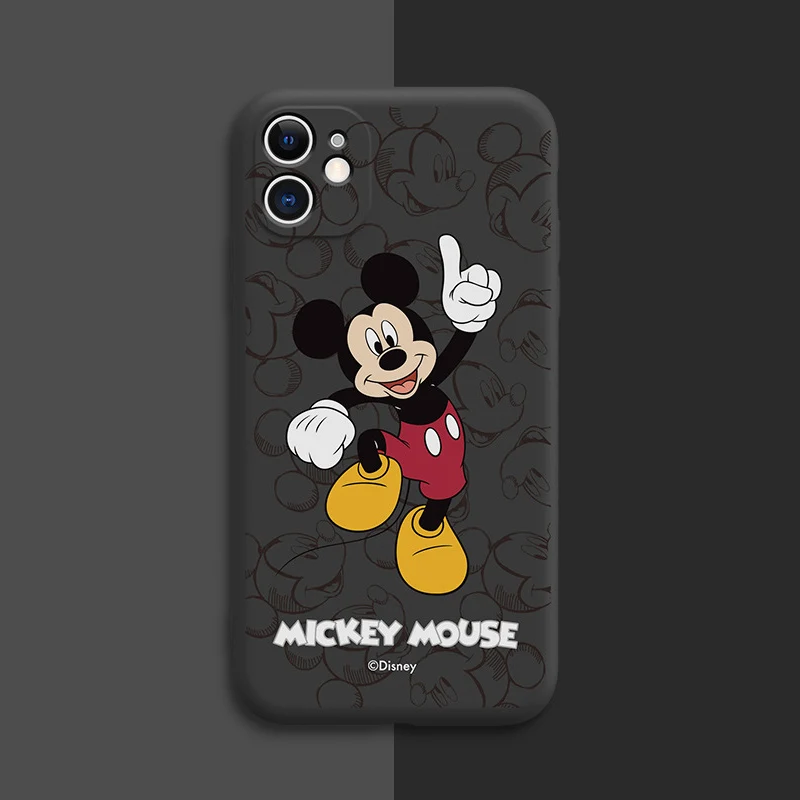 Disney Mickey Anime Phone Case For iPhone 11 12 Pro MAX Mini 13 Pro MAX 6 6S 7 8 Plus X XS MAX XR SE 2020 Cute TPU Fund Cover iphone se phone case