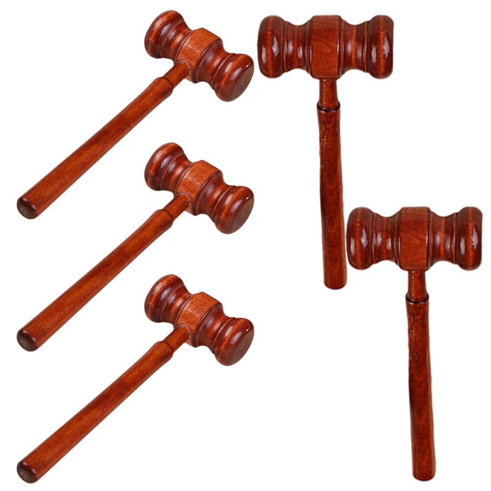 

Wooden Judge Hammer Gavel Party Favor Role Play Toy Prop Mini Judges Auction Cosplay Toys
