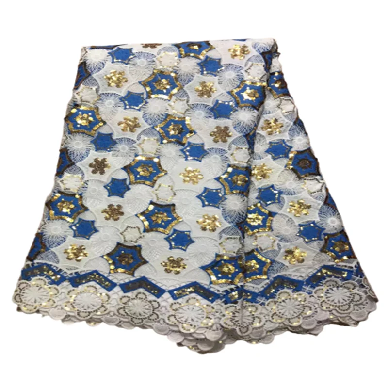 

Синяя африканская 3D кружевная ткань для жениха 2023 Высококачественный кружевной материал с блестками французская сетчатая кружевная ткань для свадебной вечеринки Derss швейная