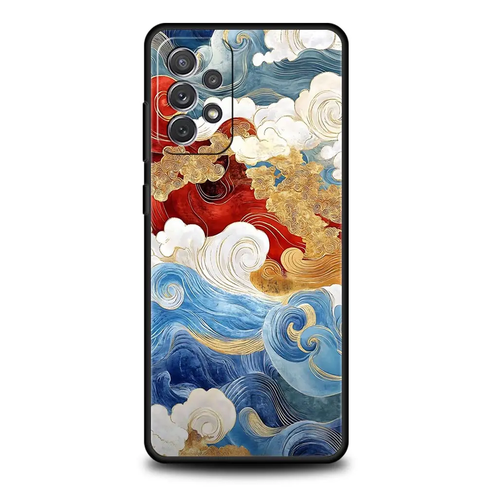 Japanese Style Art Phone Case with Traditional Design