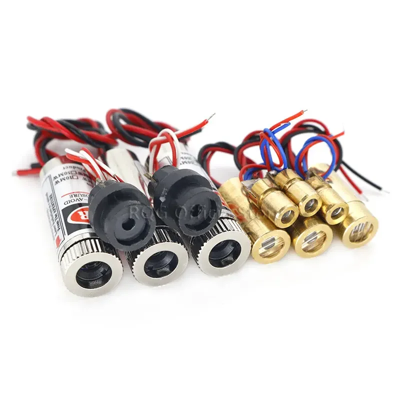 Laser Module RQG 650nm 5mW Red Point/Line/Cross Glass Lens Focusable Industrial Class