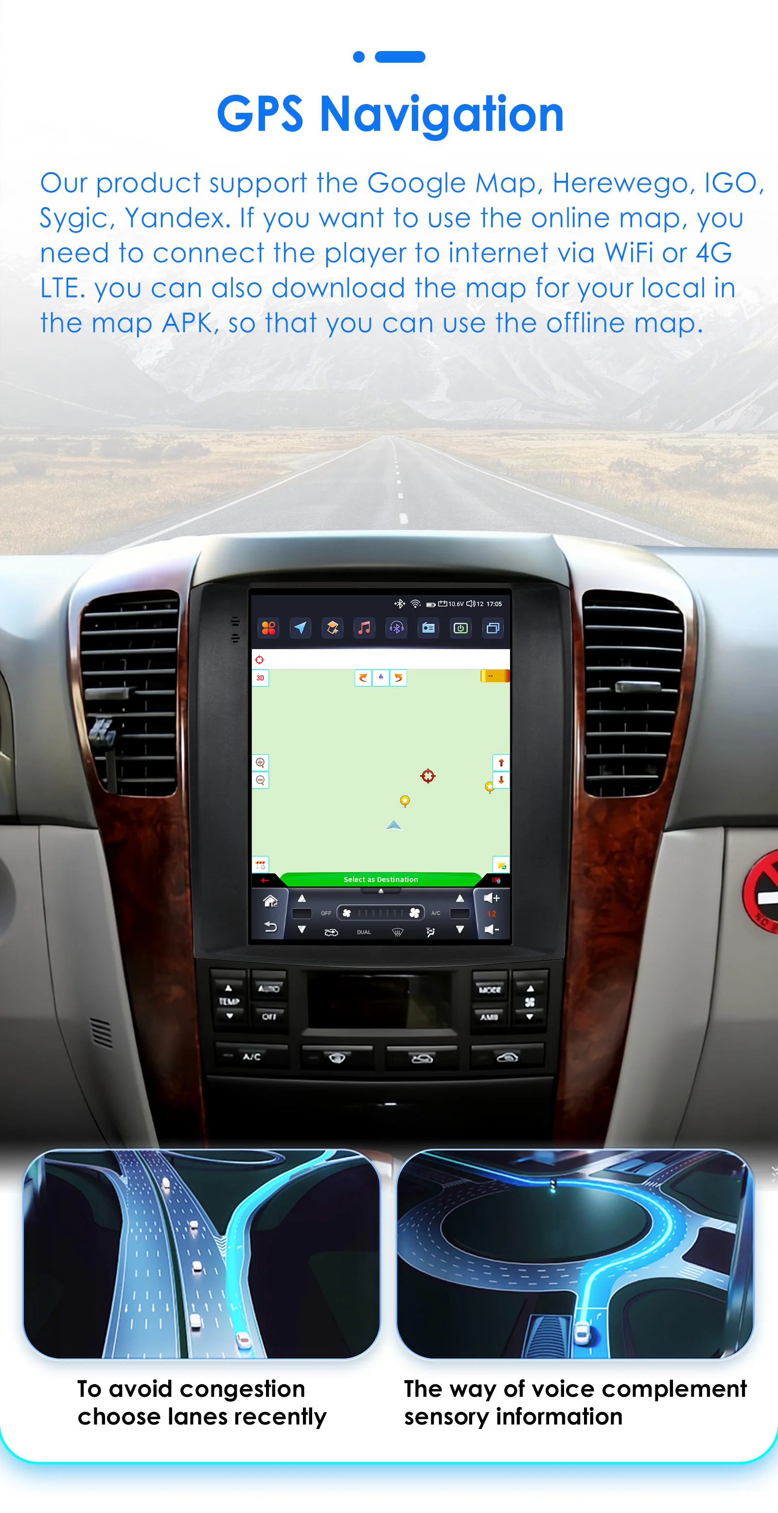 Hizpo 2din Smart Car Systems für Kia Sorento BL 2002 - 2006 im Tesla-Stil 2 din Carplay Android Multimedia Auto GPS Stereo DSP – Detail 24