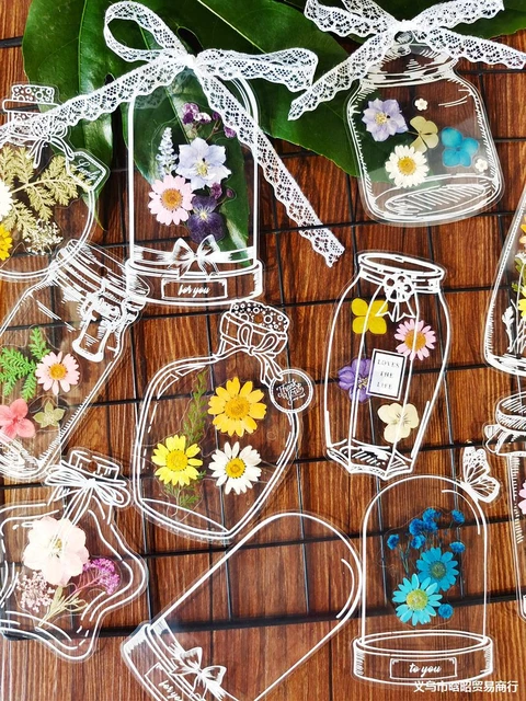 Spring In A Bottle Dried Flower Bookmark Diy Material Pack