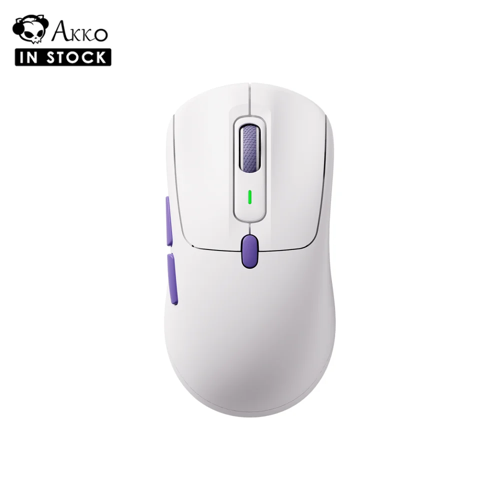 Akko Pulse 01 Gaming Wireless Mouse PAW3950 Sensor DPI Adjustable Tri-mode Lightweight Ergonomic
