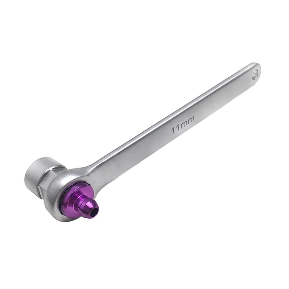

Brake Bleeder Wrench Manual 11mm Aperture Brake Bleeder Wrench Brake Tool Repair Tool for Truck Car Auto Vehicle A30