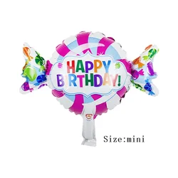 Colorful Candy Ice Cream Foil Balloons for Baby Shower or Birthday Party Decorations (Mini candy)