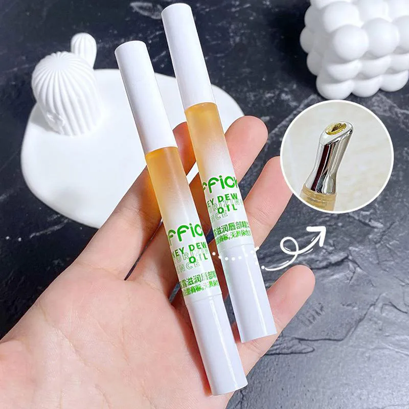 

2/1 Pcs Repair Lip Oils Affordable Lip Oil Gloss Honey Moisturing Lipstick Transparent Fade Lips Line Lip Care Wholesale