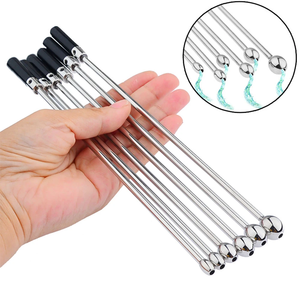 Penis Sex Toys Hollow Stainless Steel Penis Plug Urethra Sound Dilator