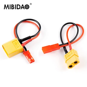 S998a1bcd754a432695f9e8b30cda861aX.jpg Câble adaptateur JST mâle/femelle MIBIDAO, connecteur XT60 pour avion RC, modèle de voiture, pièces et accessoires ESC