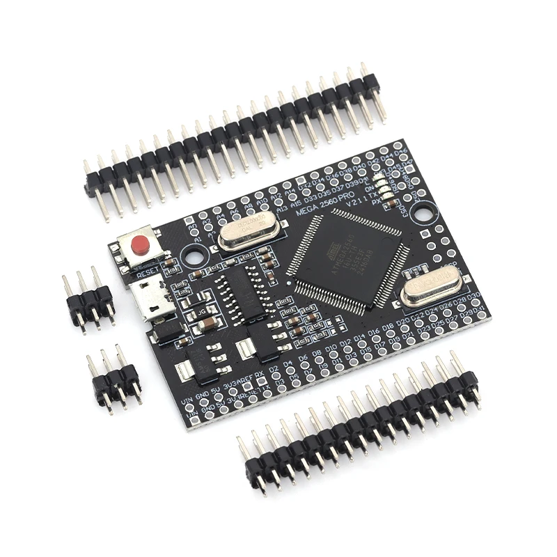 Mega2560 Mega 2560 PRO MINI 5V (임베디드) CH340G ATmega2560-16AU 마이크로 타입-C 남성 핀헤더 포함 아두이노 메가 호환