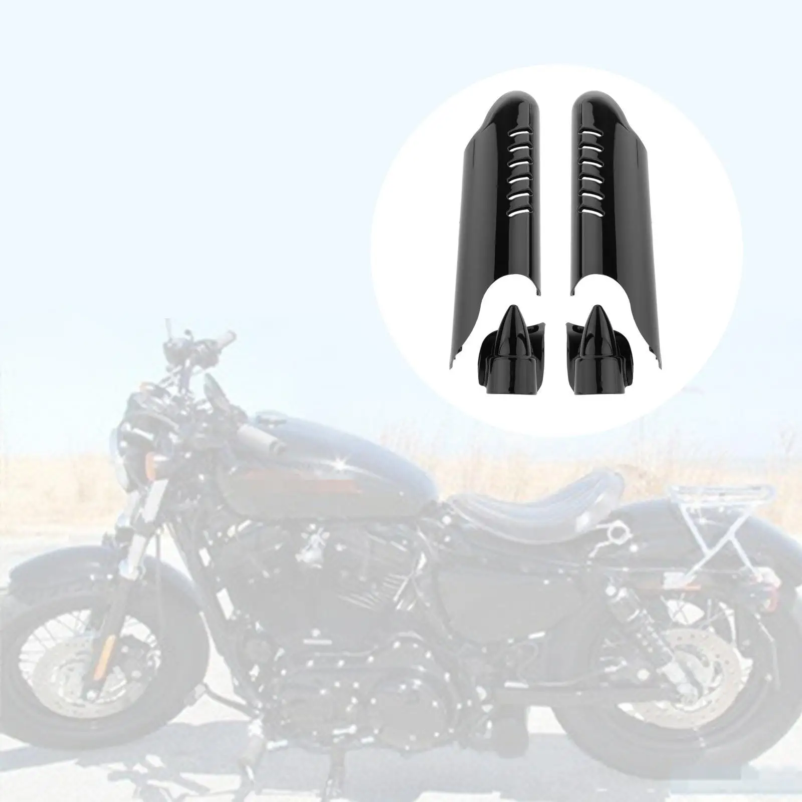 

Хром, дефлекторы нижней ноги вилки, дефлектор, для 2013 Touring FLHX