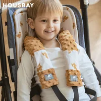 2Pcs Seat Belt Cover Kids Car Seat Belt Protector Cover Soft Comfortable Baby Shoulder Pad Universal Stroller Accessories