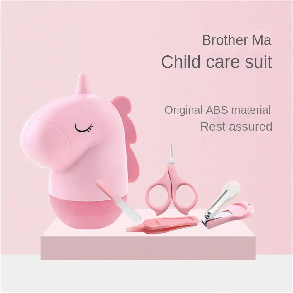 4Pcs/set Baby Nail Care Set Safe Nail Clipper Set Trimmer Cutter Clean Tweezers Tools Newborn Gift
