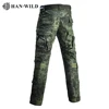 Russian Camo Tactical Pants Wear-resistant Hiking Pant Paintball Combat Pant +Knee Pads Hunting Clothes 3
